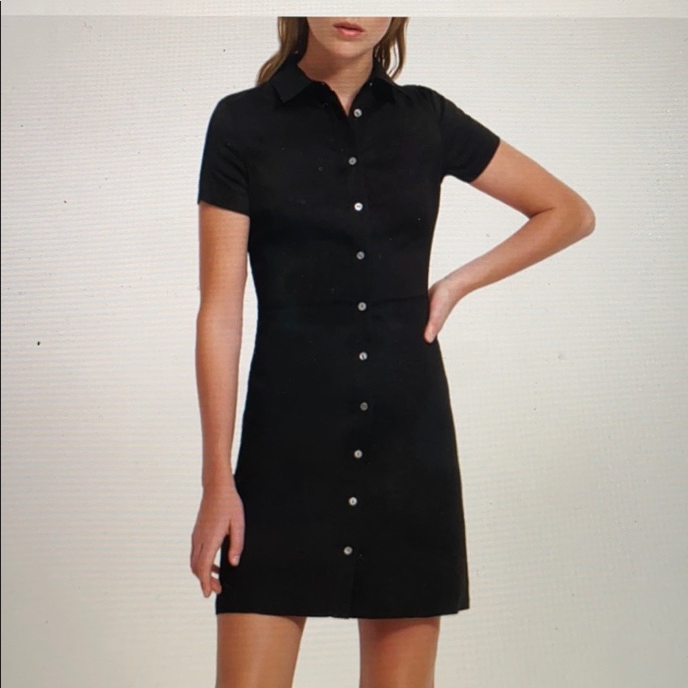 Theory shirtdress in good linen size 0